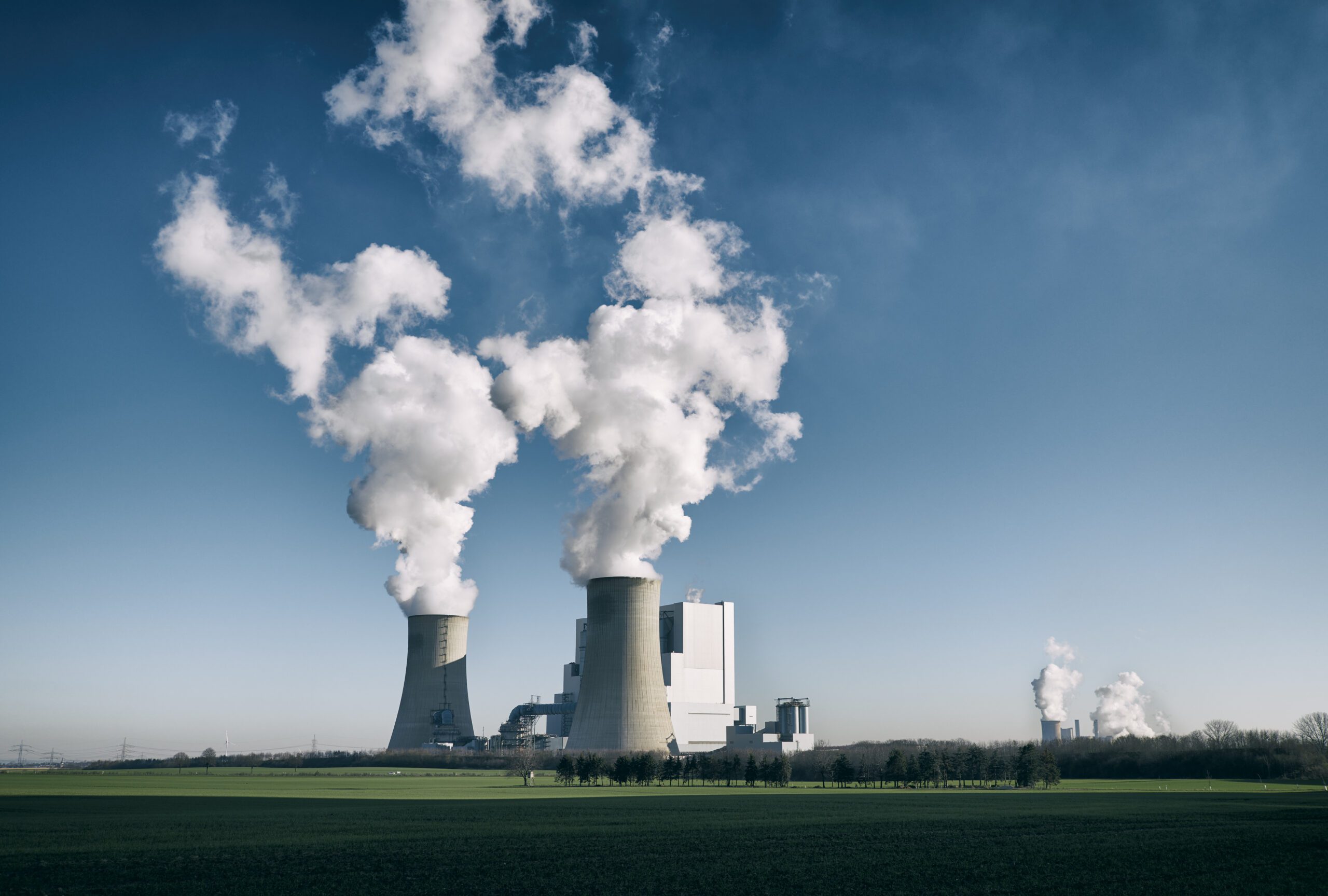Modern coal fired power plant